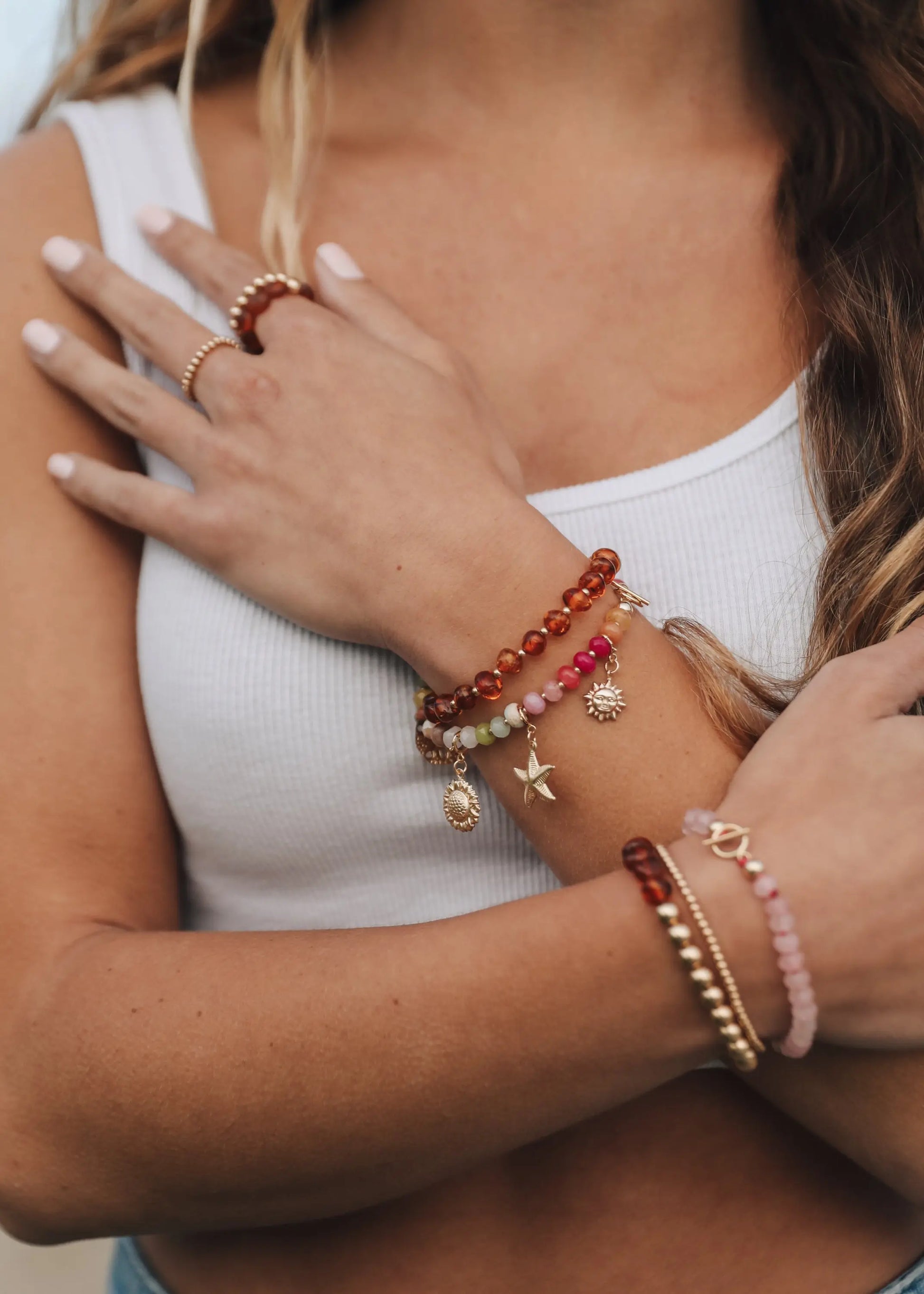 14K Gold Filled Charm - Sunflower CanyonLeaf