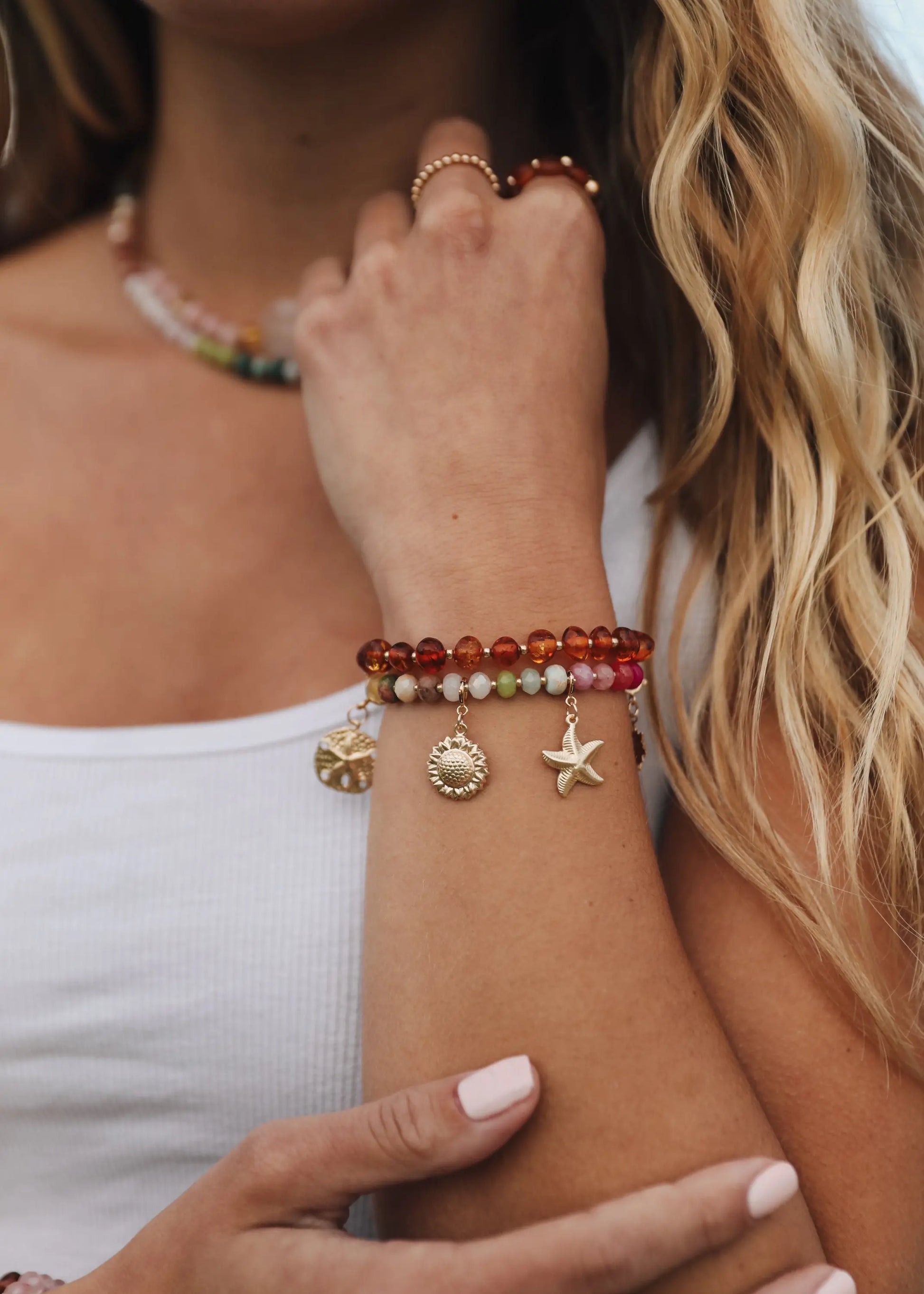 14K Gold Filled Charm - Sunflower CanyonLeaf