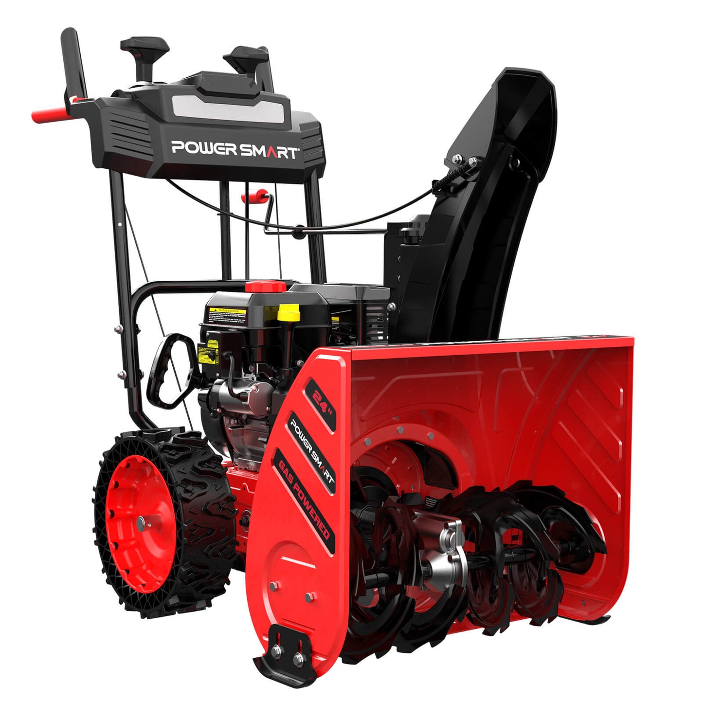 24'' 252cc Two Stage Self-Propelled Gas Snow Blower w/ Electric Start DB7109 (Web Exclusive) PowerSmart