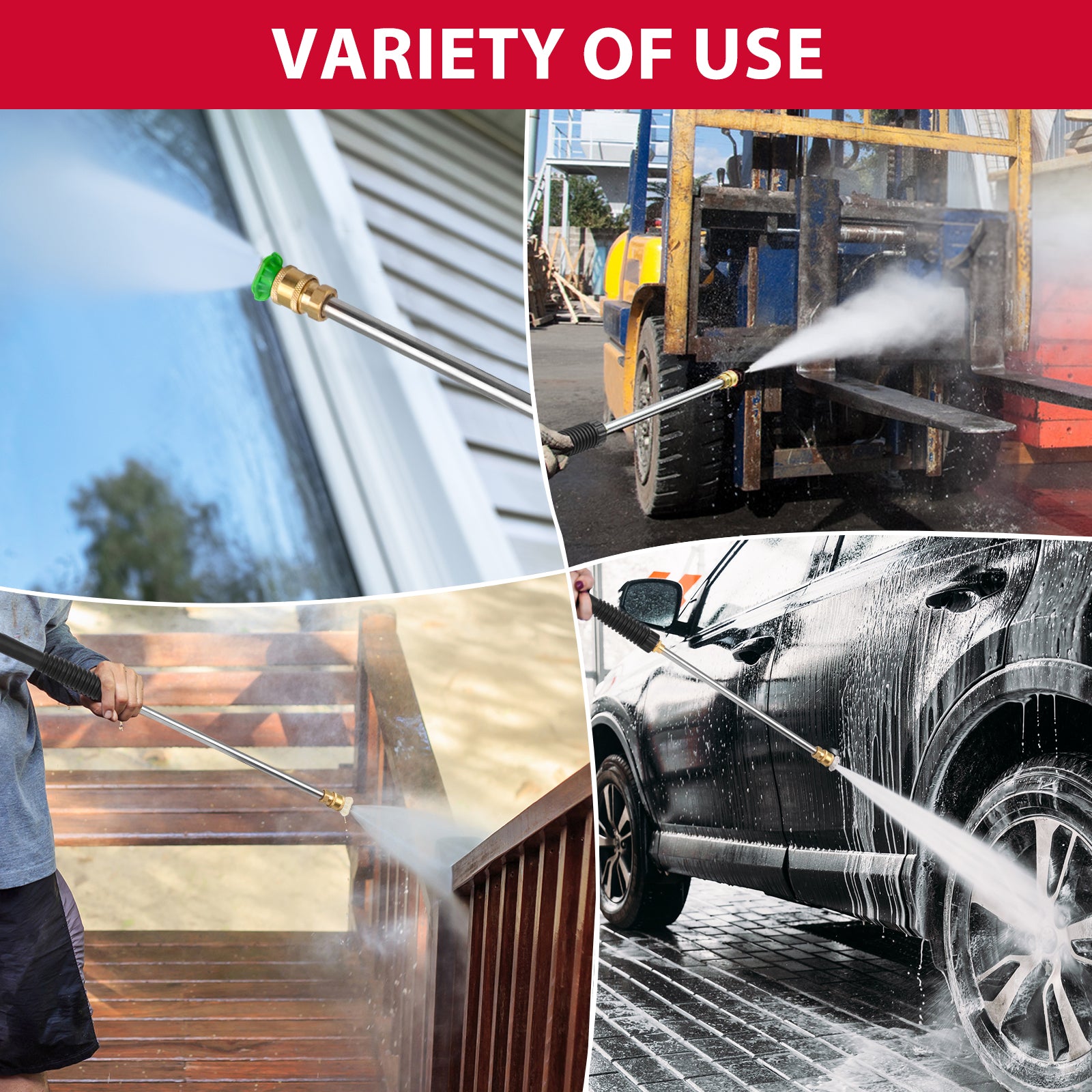 3400PSI 2.5GPM 212cc Gas Pressure Washer DL1034A PowerSmart