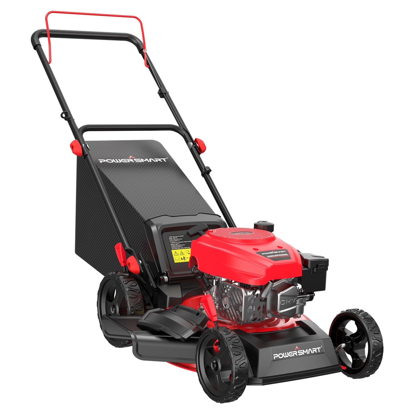 17" 144cc Gas Push 3-in-1 Lawn Mower DV8618P PowerSmart