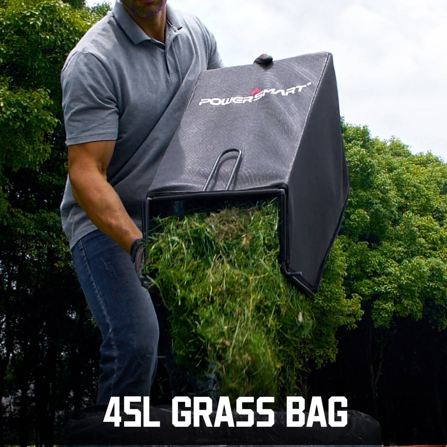 40V 17'' Cordless Lawn Mower & 40V Leaf Blower Combo Kit MB2480C PowerSmart