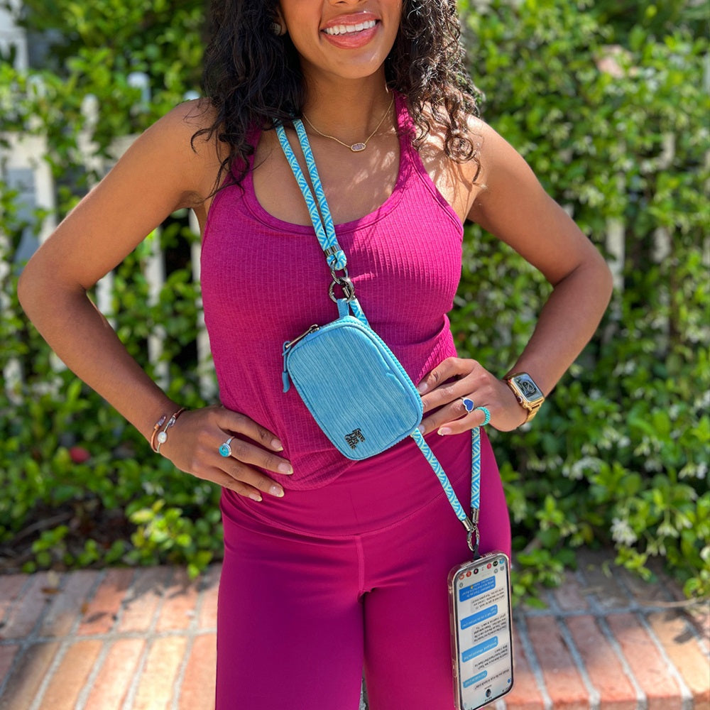 Active Crossbody w/RFID Pouch Single Rope SaveTheGirls