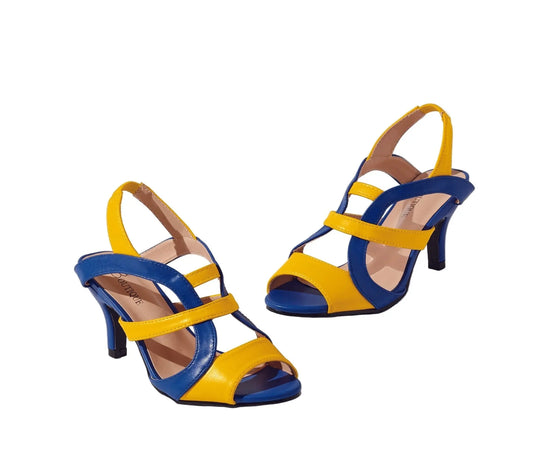 Bands of Color Strappy Sandals by EY Boutique Especially Yours