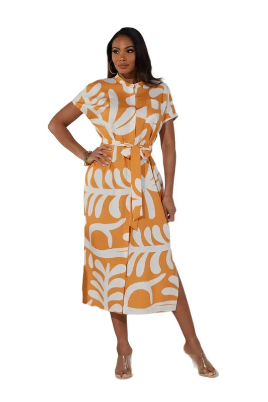Abstract Stems Shirtdress by Studio EY Especially Yours