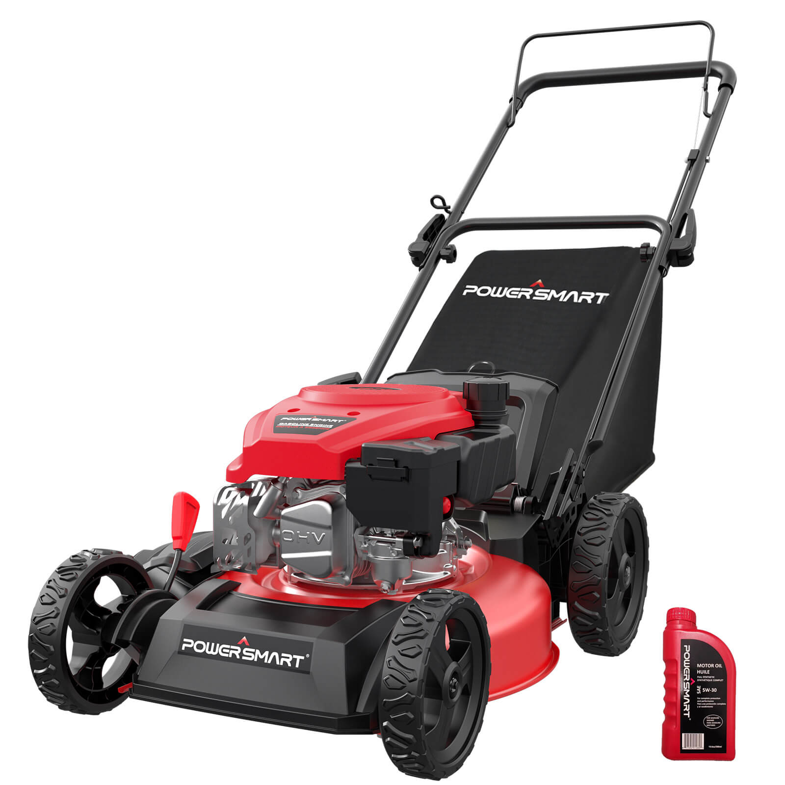 17" 144cc Gas Push 3-in-1 Lawn Mower DV8618P PowerSmart