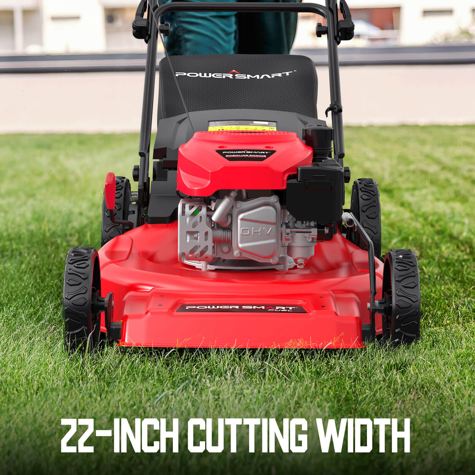22" 170cc Gas Self-Propelled 3-in-1 Lawn Mower V8622S1 PowerSmart