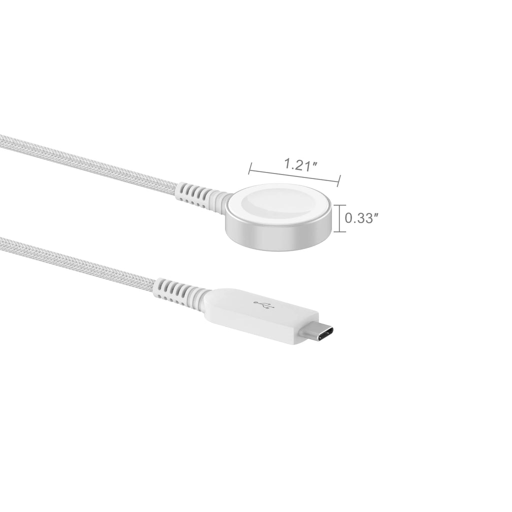 . Apple Watch Series 6FT USB-C Smart Watch Charger, White