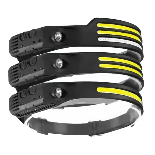 Black Induction Headlamp Cob Led Sensor W689-2 GiFTiFY