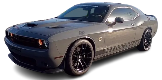 2015-2023 Dodge Challenger Steel Neutral Strap/Release Cover Plate - Laser Cut, Painted, Authentic Destroyer1320.com