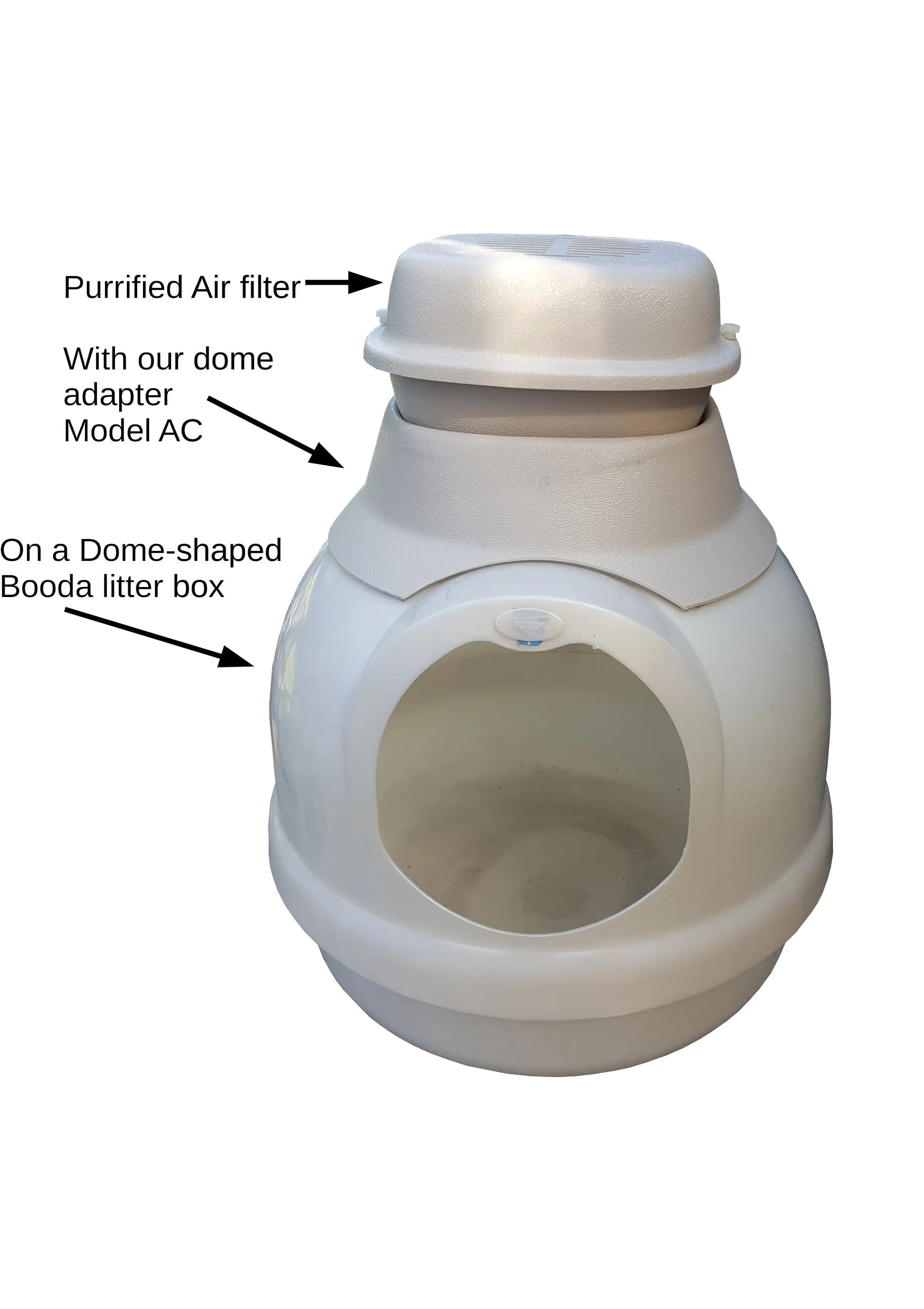 Air Purifier + Dome Adapter Bundle Purrified Air