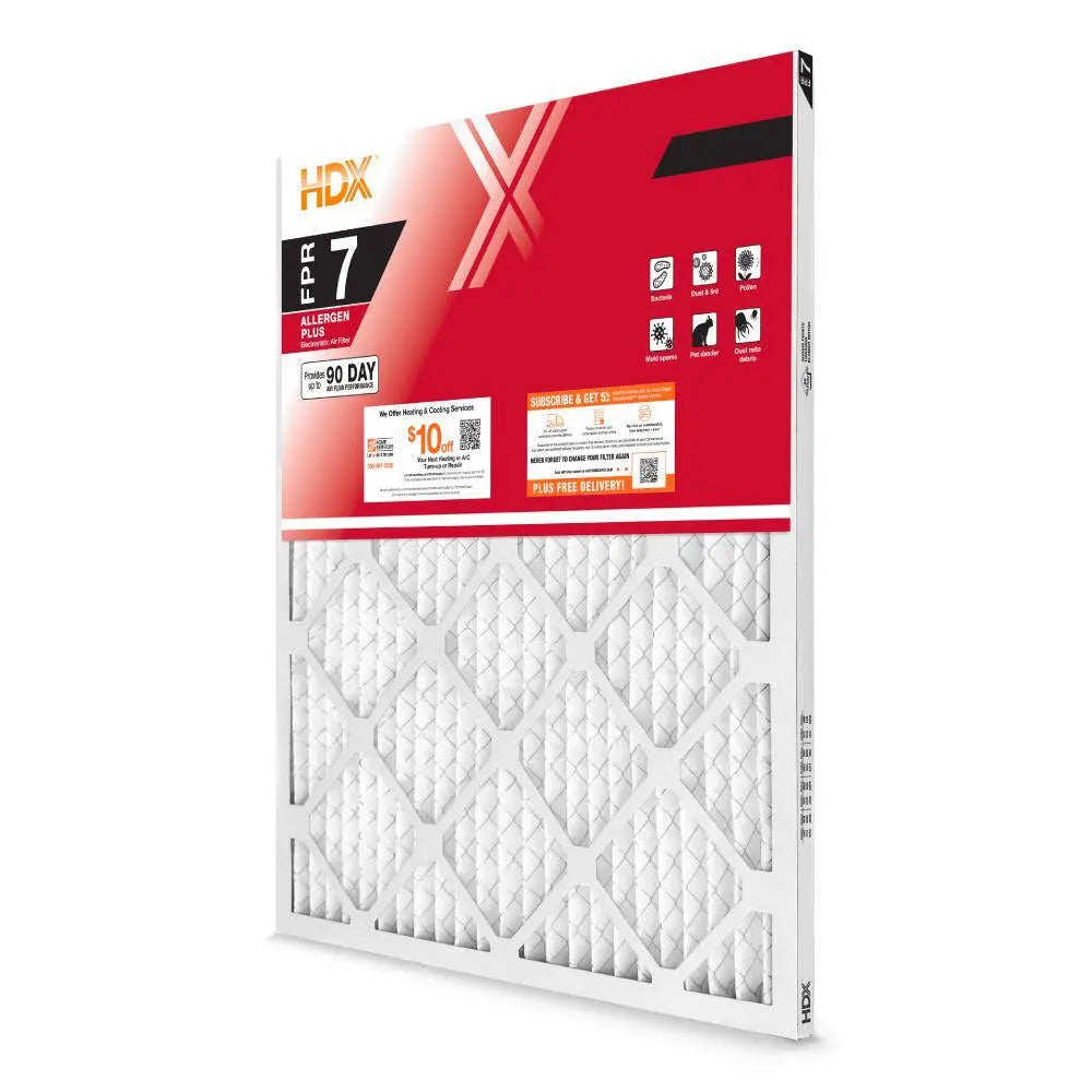 24 In. X 30 In. X 1 In. Allergen plus Pleated Air Filter FPR 7, MERV 11